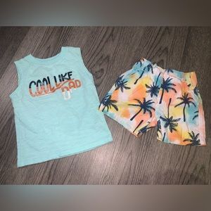 (2) piece summer set size 18 months boy